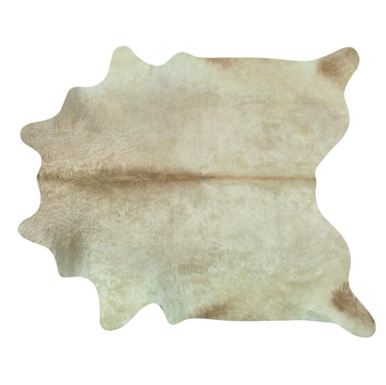 Soften your floors with this caramel coloured cowhide from Brazil. Colour: caramel These cowhides are each unique in colouring and markings, and no two hides are the same (pictures shown on this page are examples only). The hides are all varying sizes as they are a natural hide but the size is approximately 180cm wide x 230cm long.
