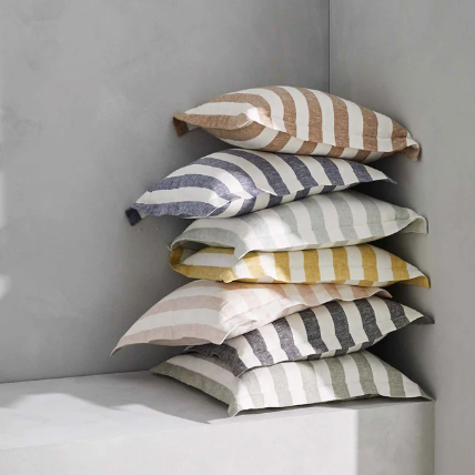 Luca linen cushion cover shadow 50cm