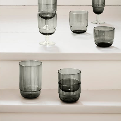 Broste Nordic bistro tumbler tall smoke