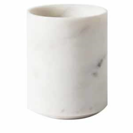 Marble Toothbrush Holder white