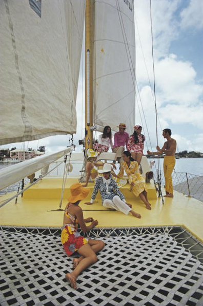 Slim Aarons 'A Colourful Crew' photographic print