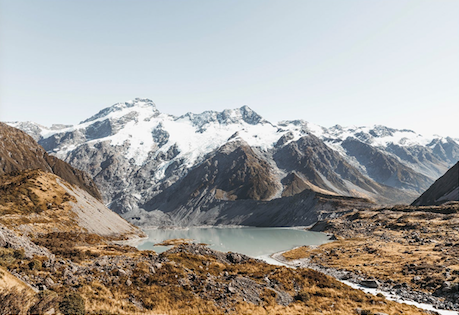 NZ Hooker Valley Track photographic print