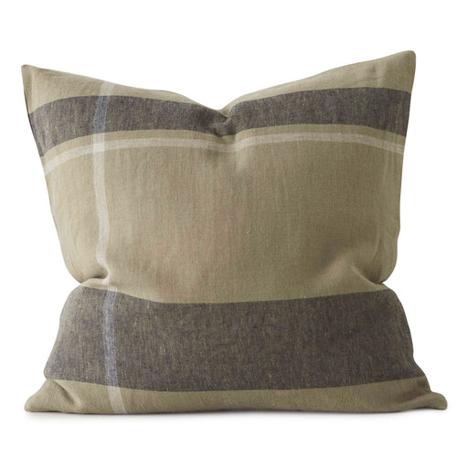 Dante linen cushion cover caper 50cm