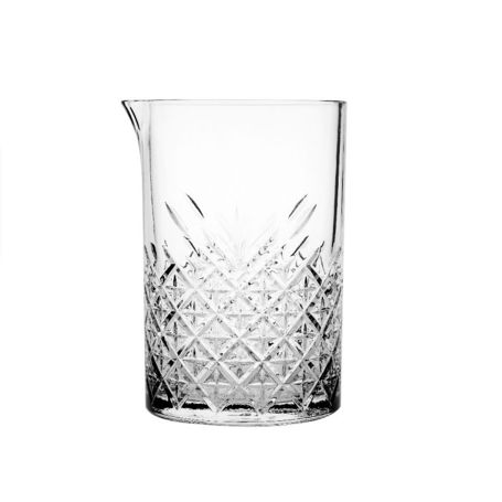 Cut glass cocktail stirring jug 725ml