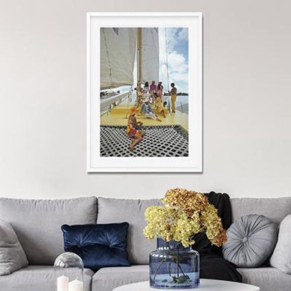 Slim Aarons 'A Colourful Crew' photographic print