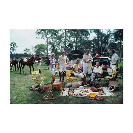 Slim Aarons 'Polo Party' photographic print