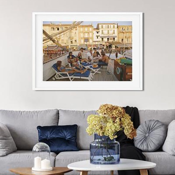 Slim Aarons 'Saint-Tropez' photographic print