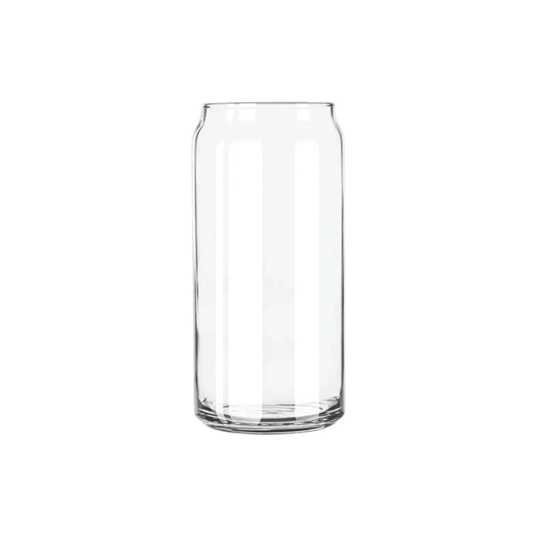 Tall clear drinking glass 590ml
