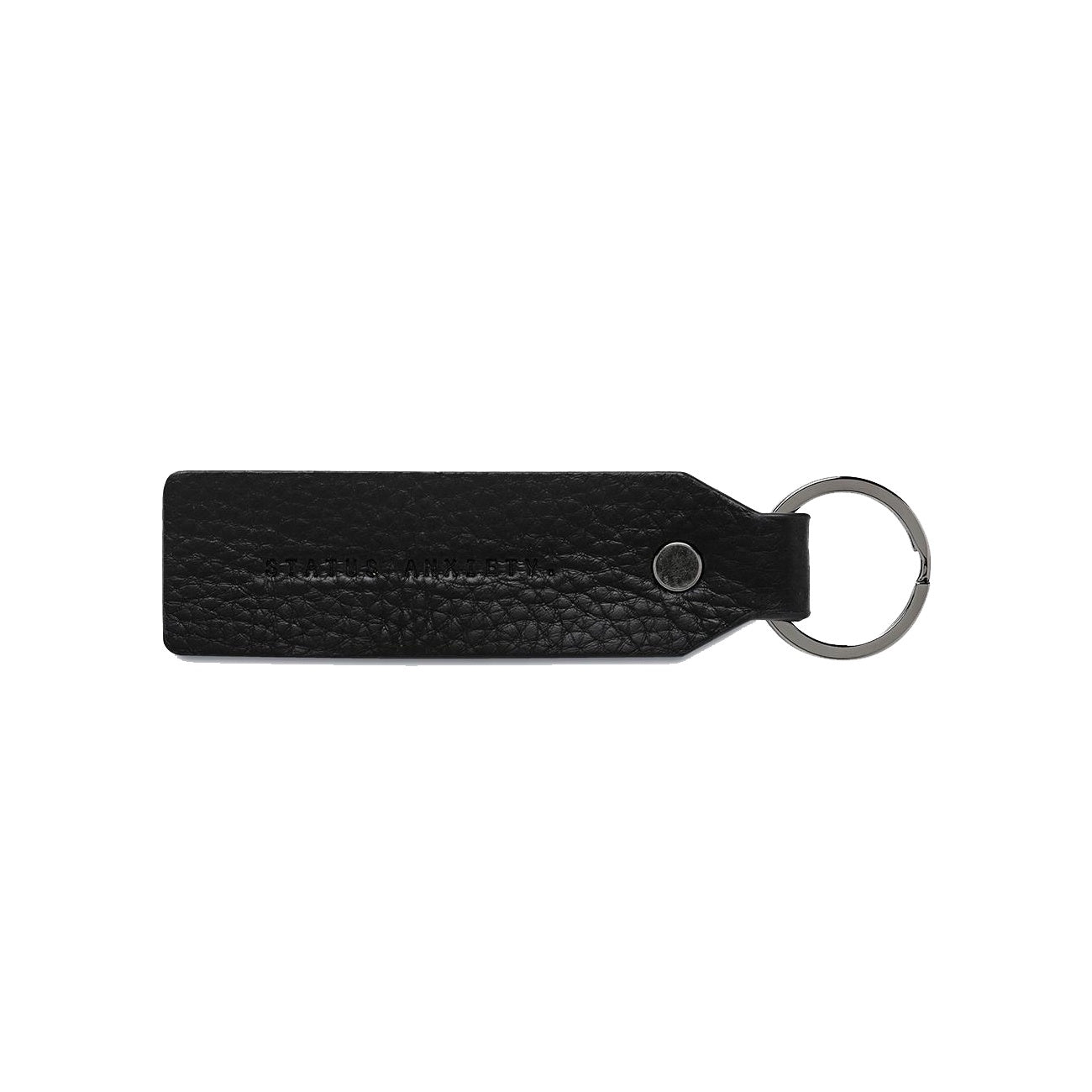 Make your move leather keyring black