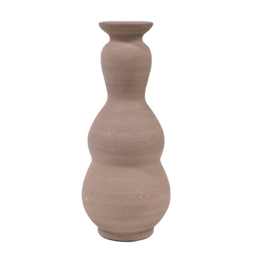 Viola ceramic vase taupe 45cm