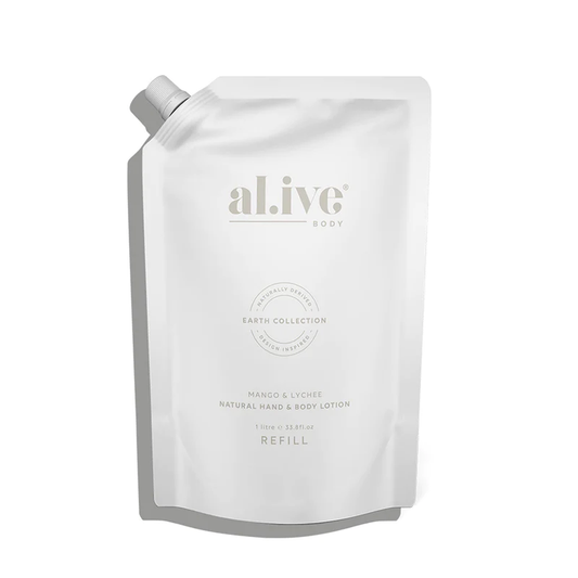 Al.ive lotion refill mango & lychee 650mls