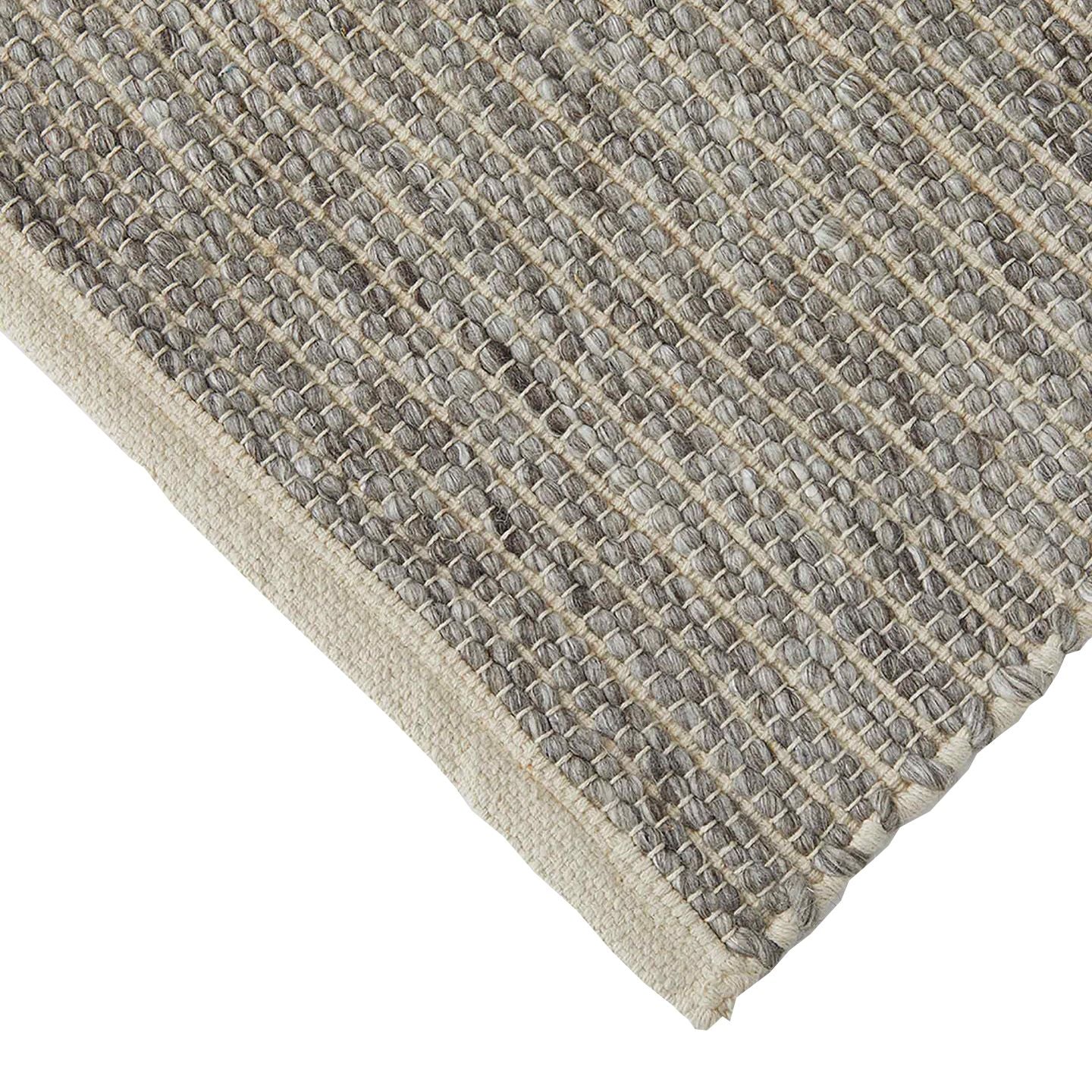 Andes wool cotton rug feather 200 x 300cm