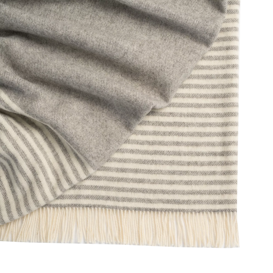 XL Catlins wool blanket ash grey 140 x 240cm