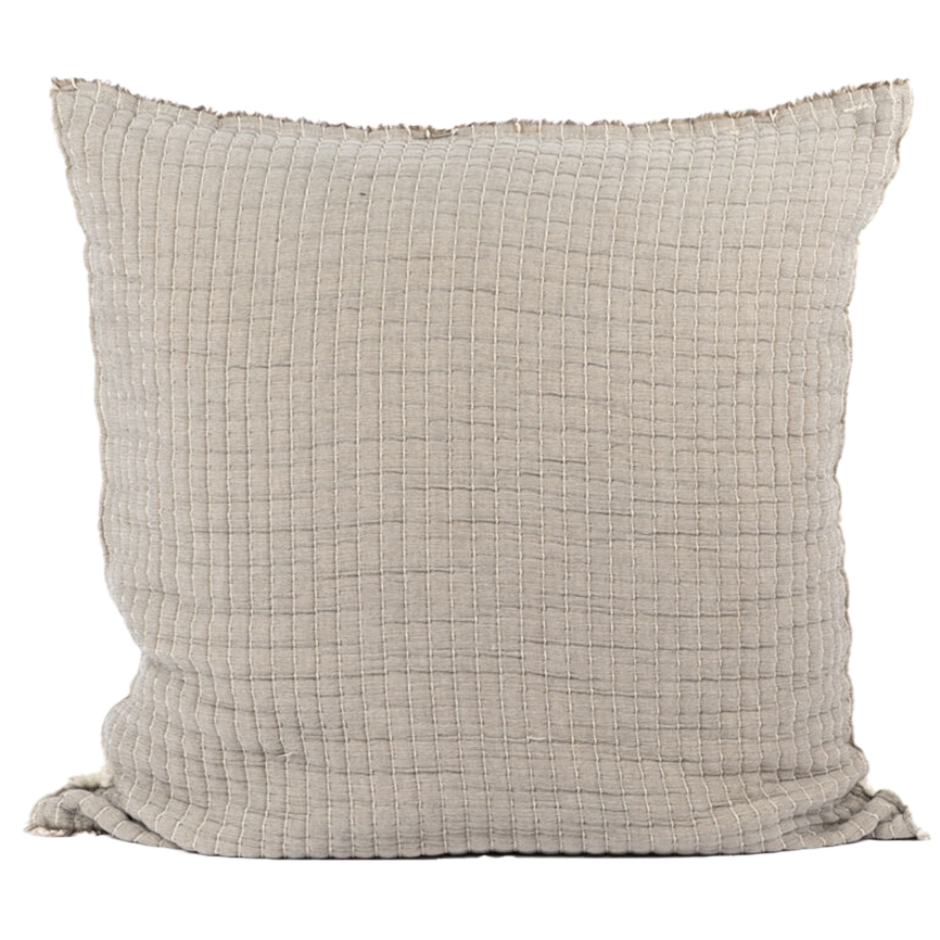 Woven cushion cover vintage grey 65x65cm green with envy nz