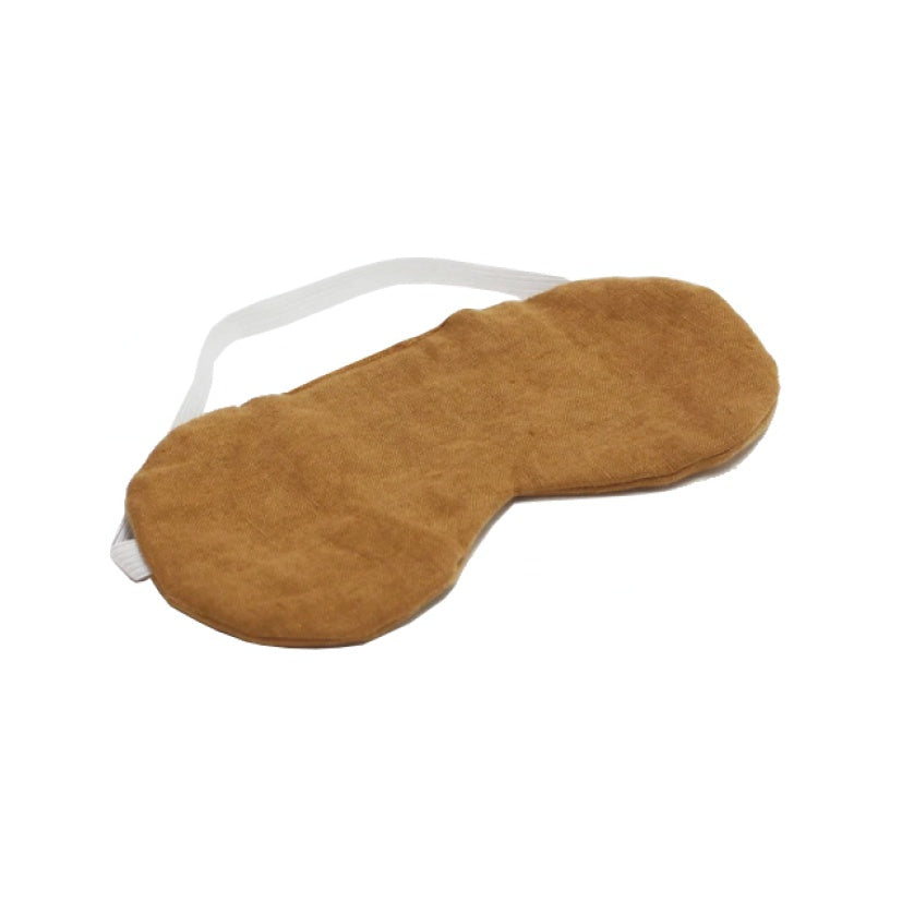 Linen eye mask terracotta