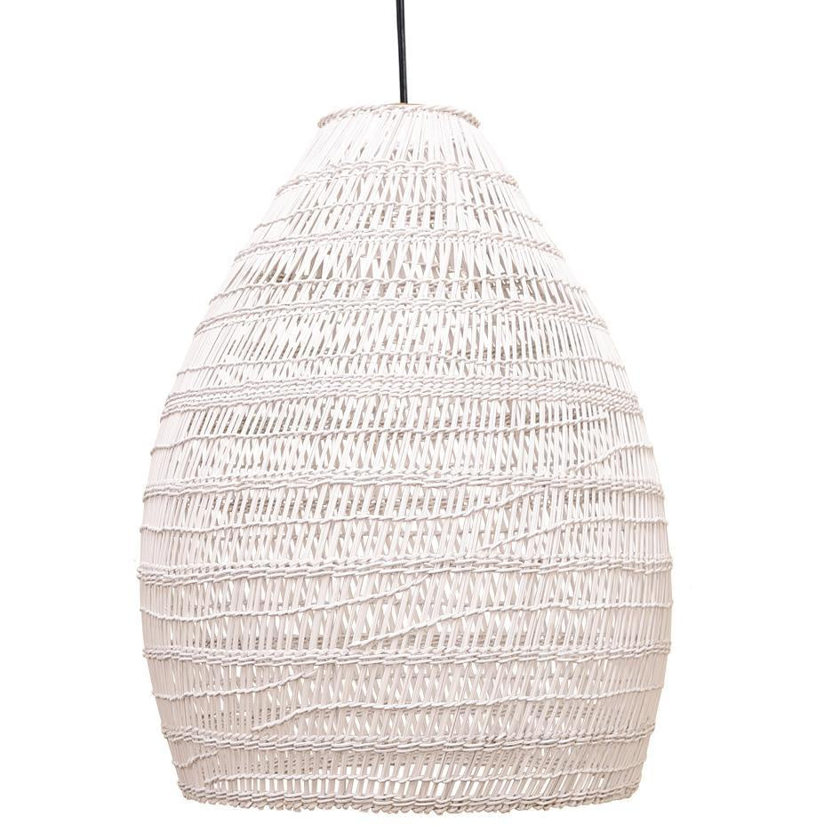 Firth rattan shade whitewash large