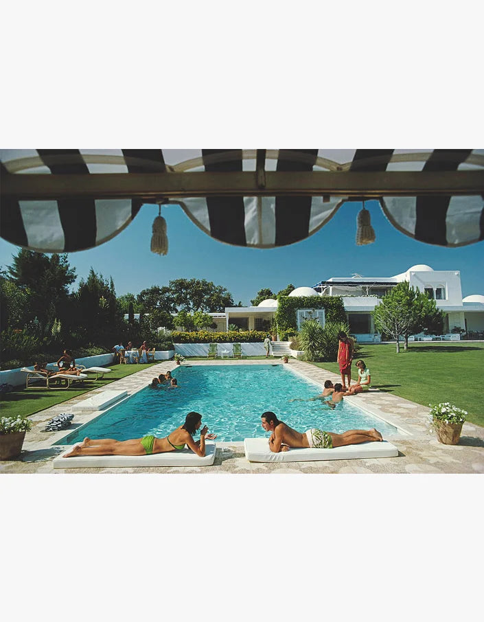 Poolside with Slim Aarons hardcover book