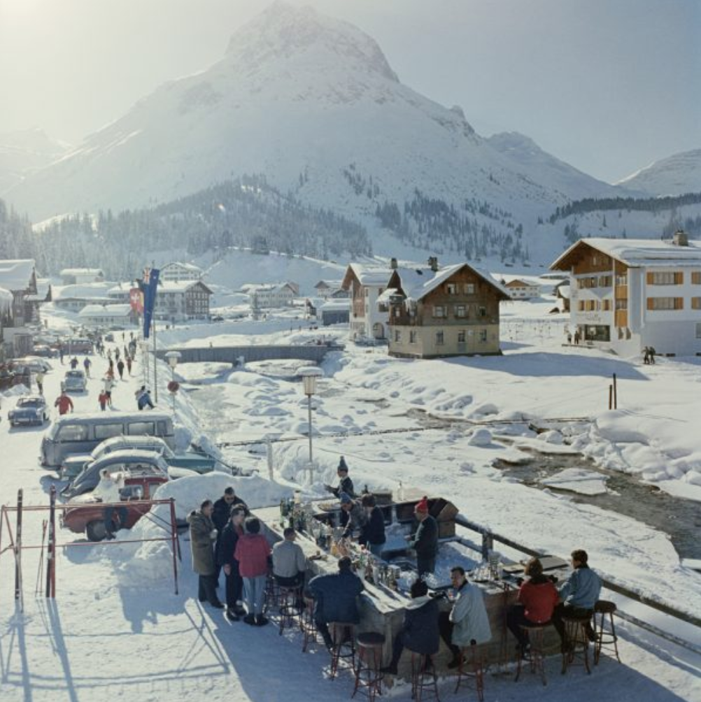 Slim Aarons 'Lech Ice Bar' photographic print