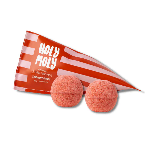 Bath bomb duo strawberry