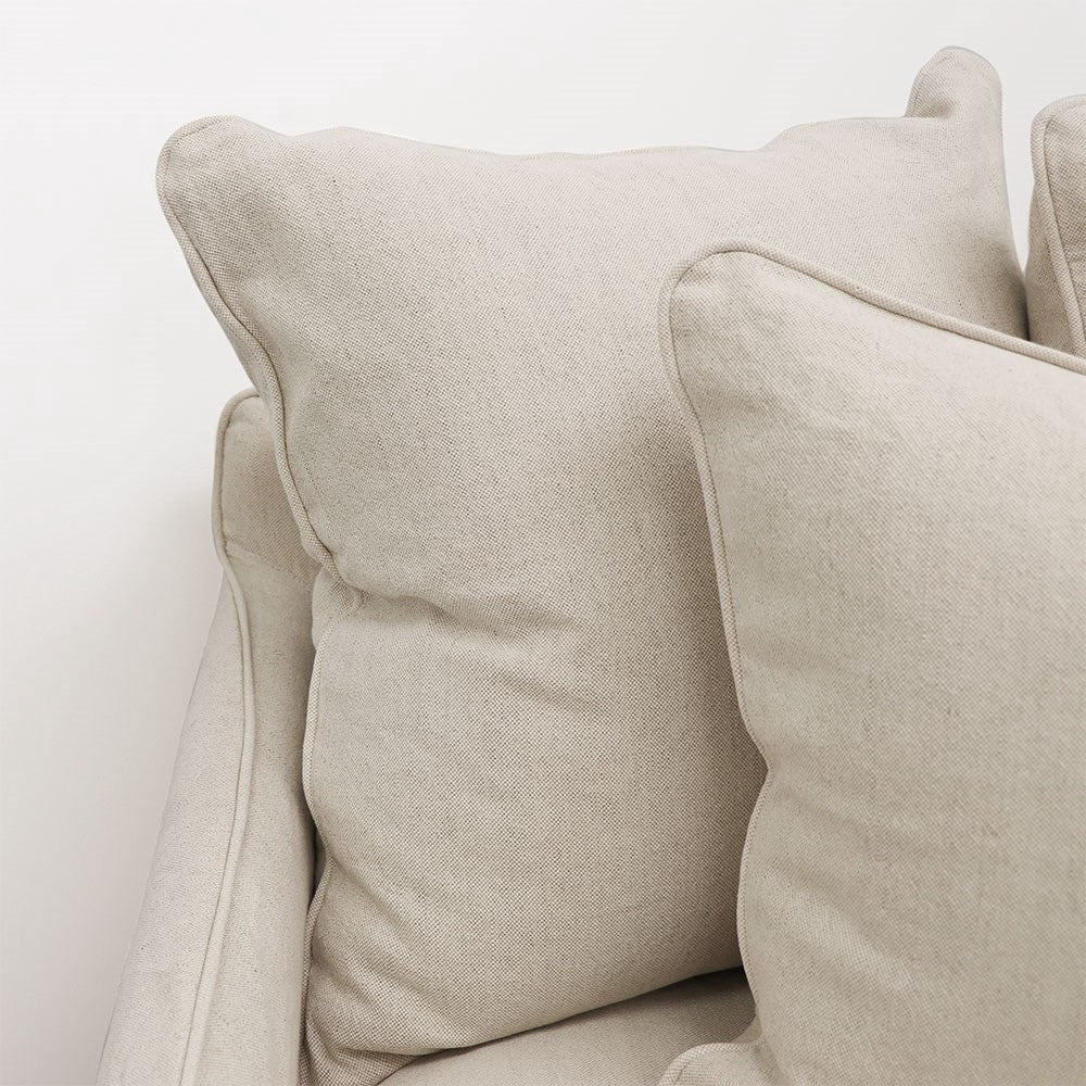 Boston Slip Cover 3.5 seater Sofa oatmeal
