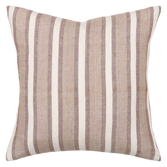 Brighton linen cotton blend cushion cover 55cm cumin