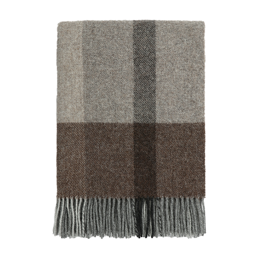 Brunswick wool throw bracken 130 x 180cm