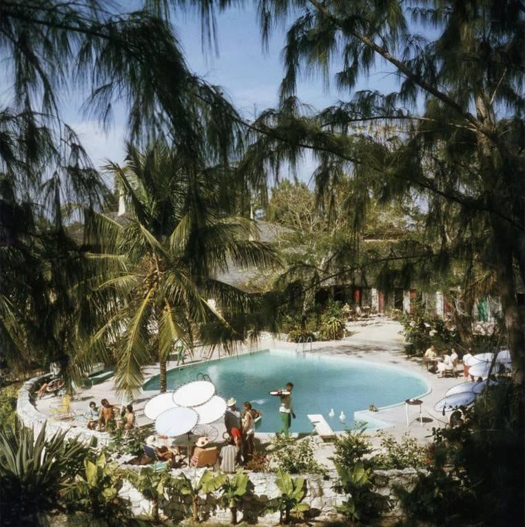 Slim Aarons 'Eleuthera Pool Party' photographic print