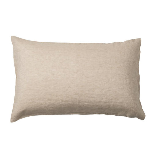 Pair of Linen Chambray Pillowcases Oatmeal