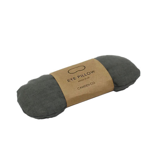 Linen eye pillow charcoal