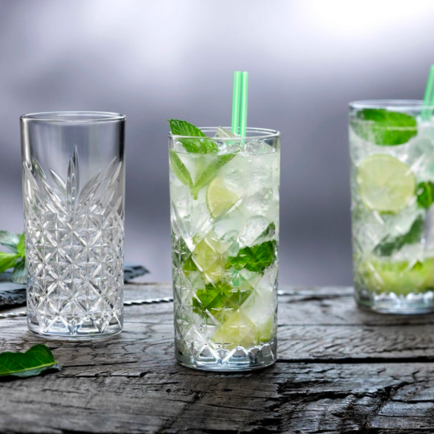 High ball cut glass 450ml