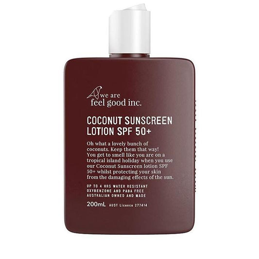 Feel Good Sunscreen Lotion Coconut SPF 50+ 200ml