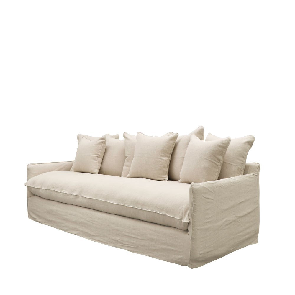 Boston Slip Cover 3.5 seater Sofa oatmeal