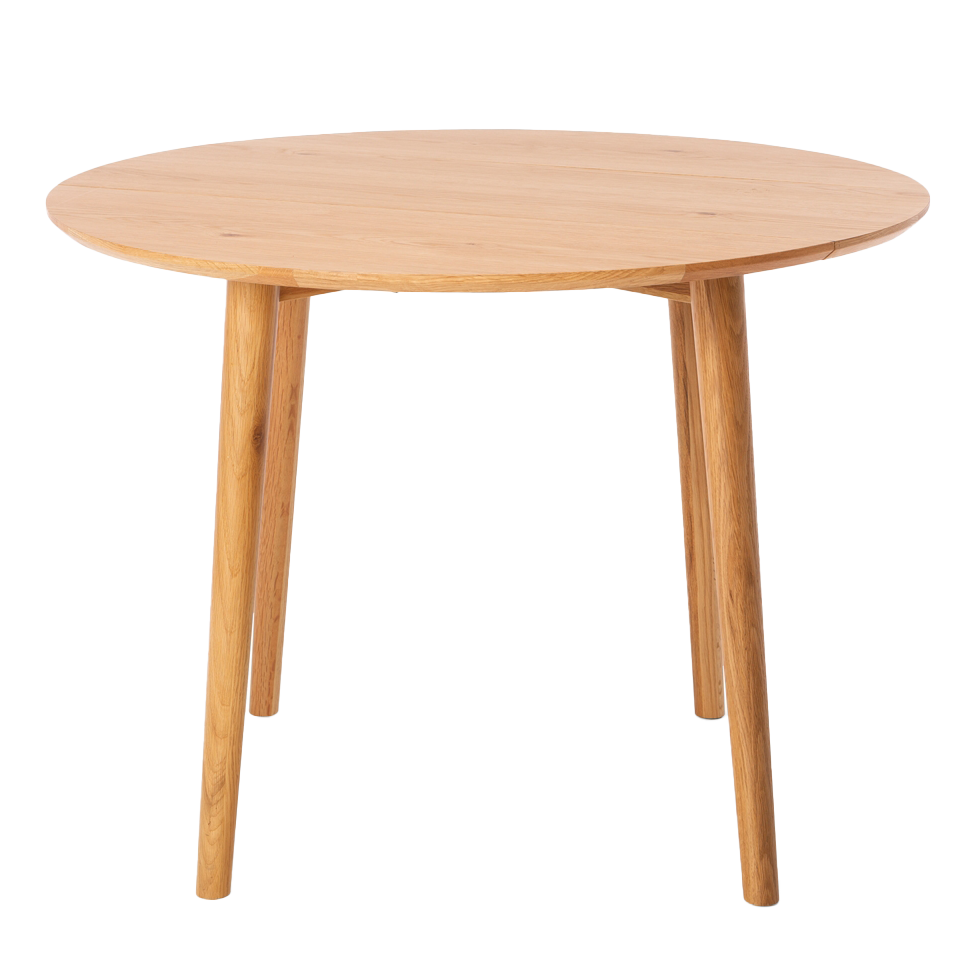 Drop-leaf dining table 100cm