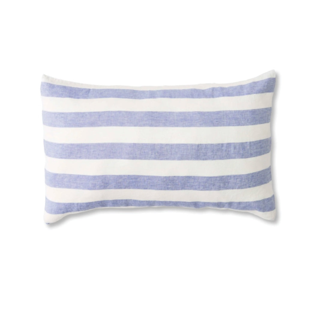 SOW chambray stripe linen pillowcase set