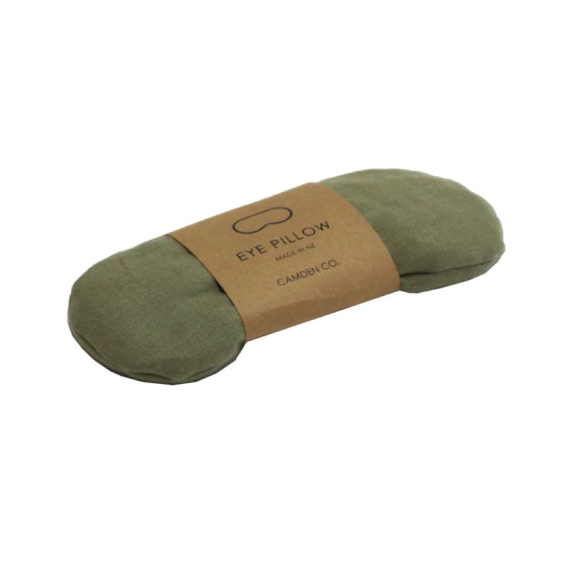 Linen eye pillow moss