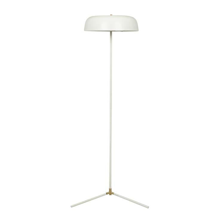 Easton canopy floor lamp ivory