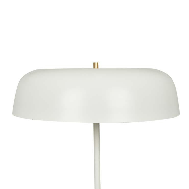 Easton canopy floor lamp ivory