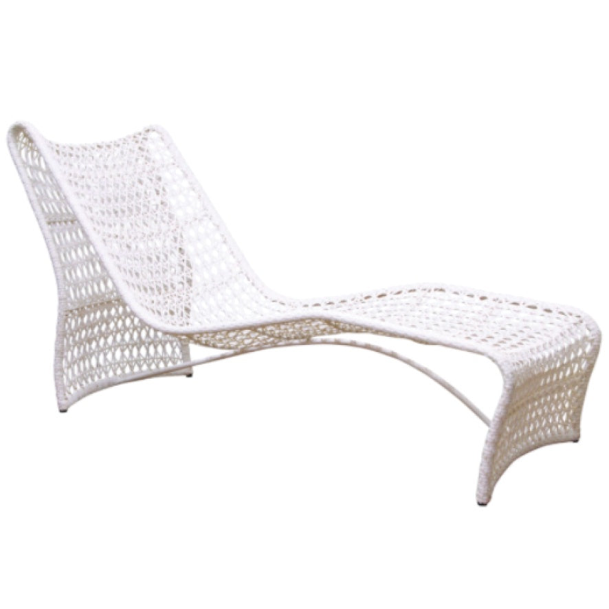 Outdoor wave sun lounger