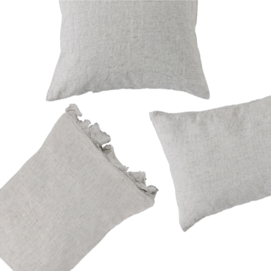 SOW pinstripe linen pillowcase set