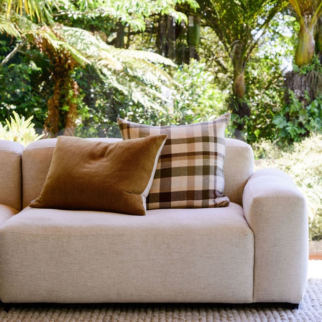Frankie woven cushion cover 55cm
