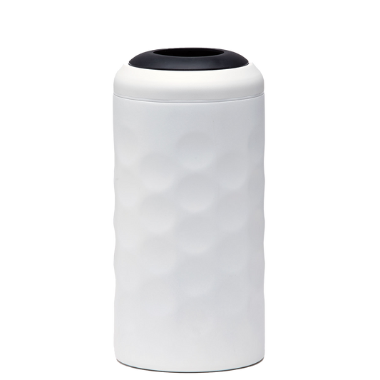 Dimpled wine cooler matte white