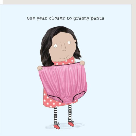 Granny pants card