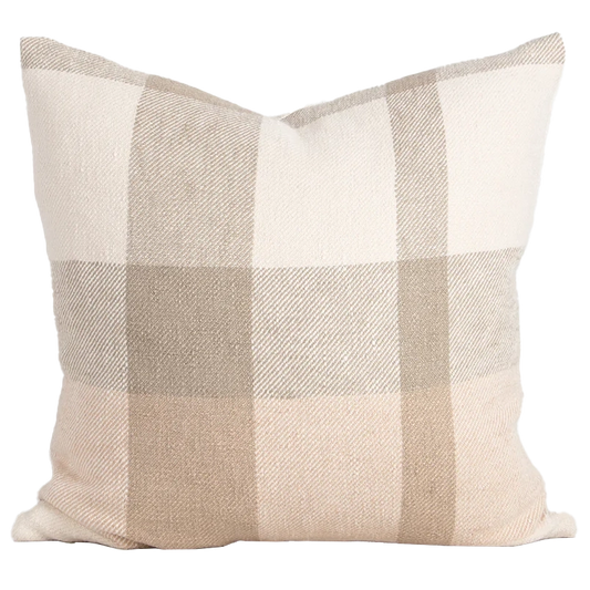 Jefferson plaid cushion cover 55cm sage