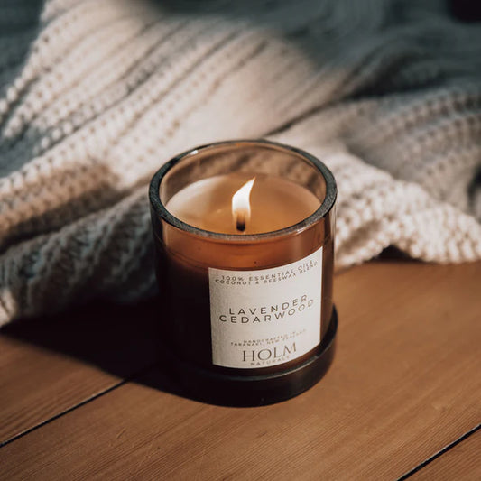 Holm scented candle lavender & cedarwood