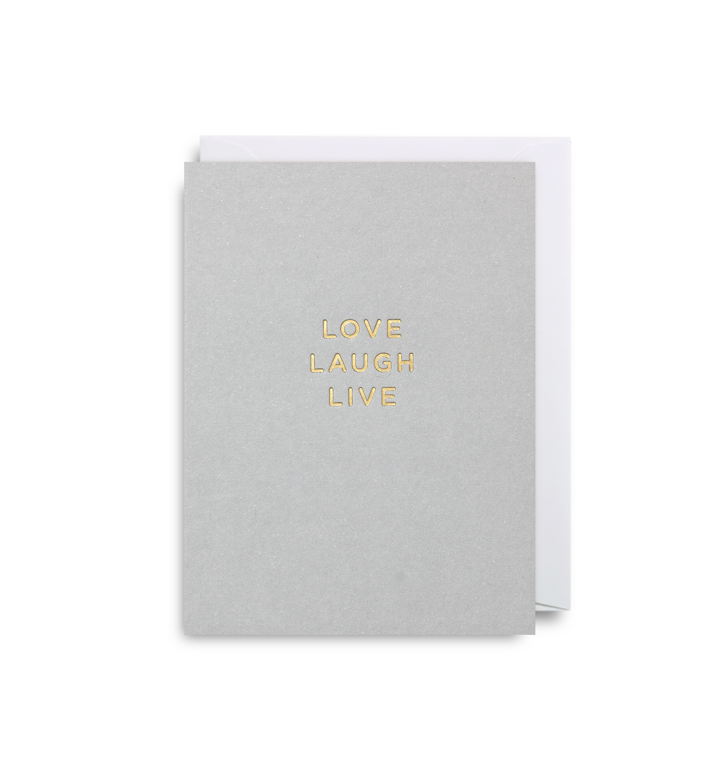 Love laugh live mini card