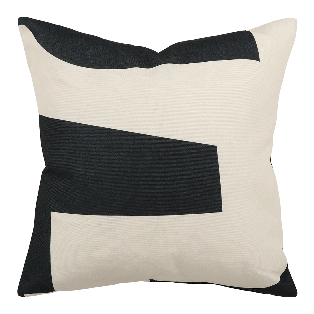 Meelan outdoor cushion 50cm black & natural