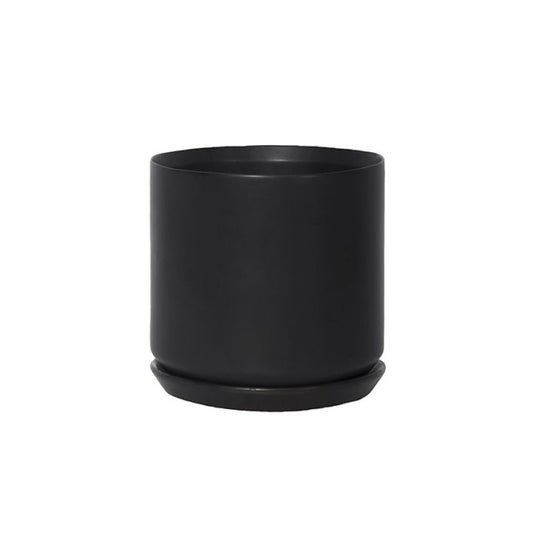 Oslo planter medium black