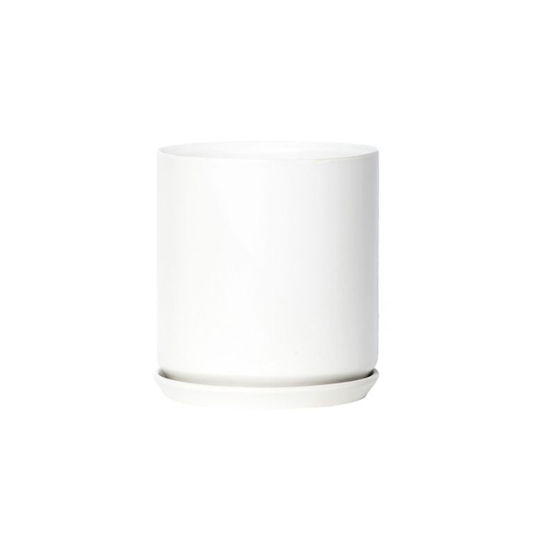 Oslo planter medium white