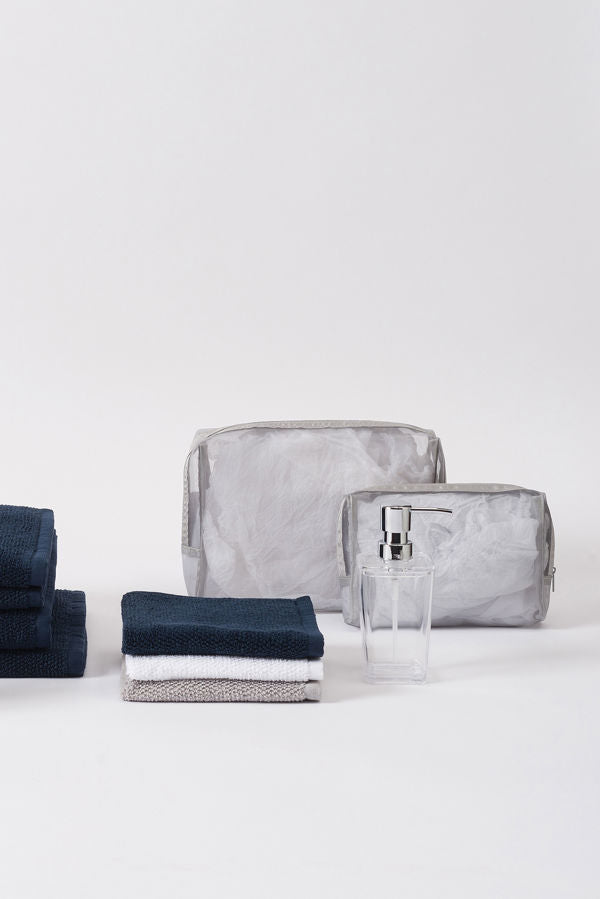 Classic cotton towel range navy