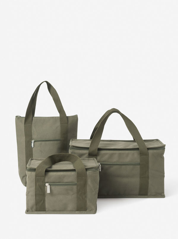 Cooler bag olive large